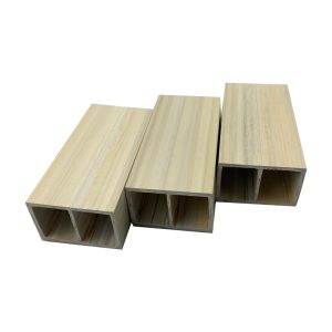 #08 Timber Ceiling Composite/Composite Plastic Wood Timber Tube/WPC Timber Wood Tube